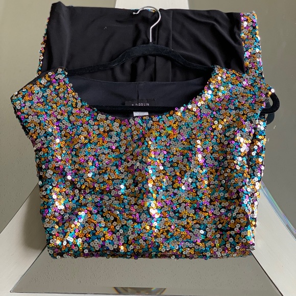 B. Darlin Sequin Dress (Dillard’s) - Picture 5 of 5